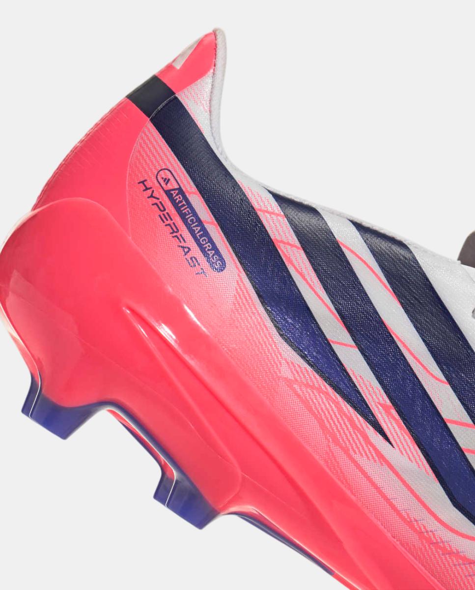Chuteiras de Futebol de adulto F50 Hyperfast League Ag Adidas Branco / Azul-8
