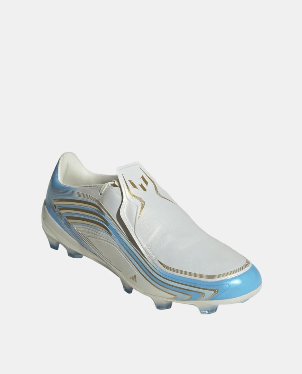 Chuteiras de Futebol de adulto F50 Messi Pro Fg Adidas Branco / Azul-2