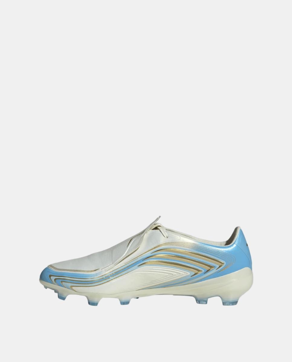 Chuteiras de Futebol de adulto F50 Messi Pro Fg Adidas Branco / Azul-4