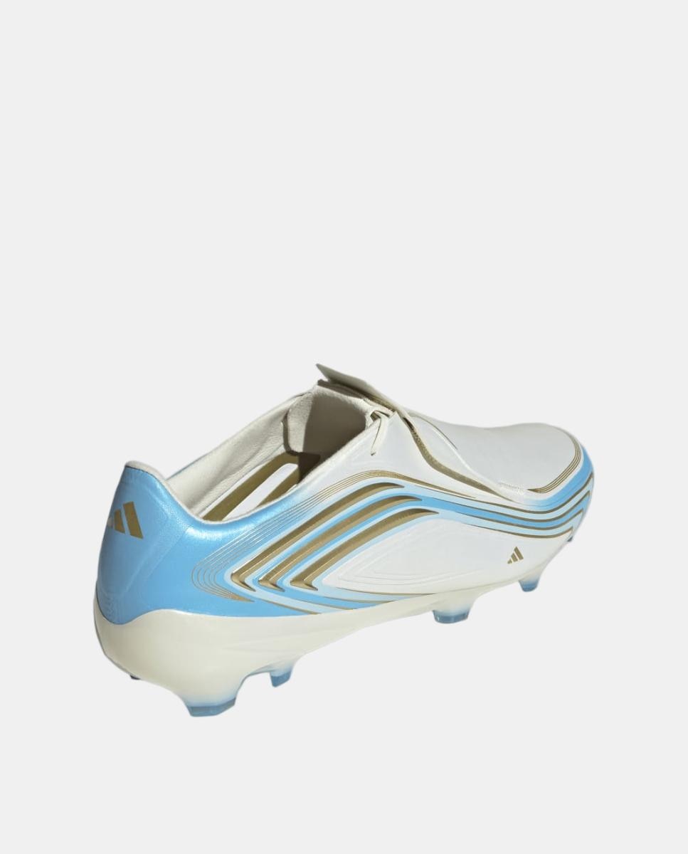 Chuteiras de Futebol de adulto F50 Messi Pro Fg Adidas Branco / Azul-5