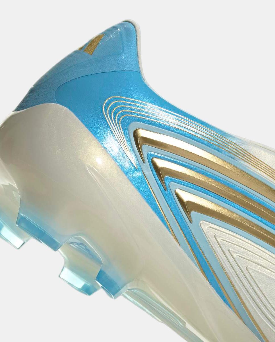 Chuteiras de Futebol de adulto F50 Messi Pro Fg Adidas Branco / Azul-7