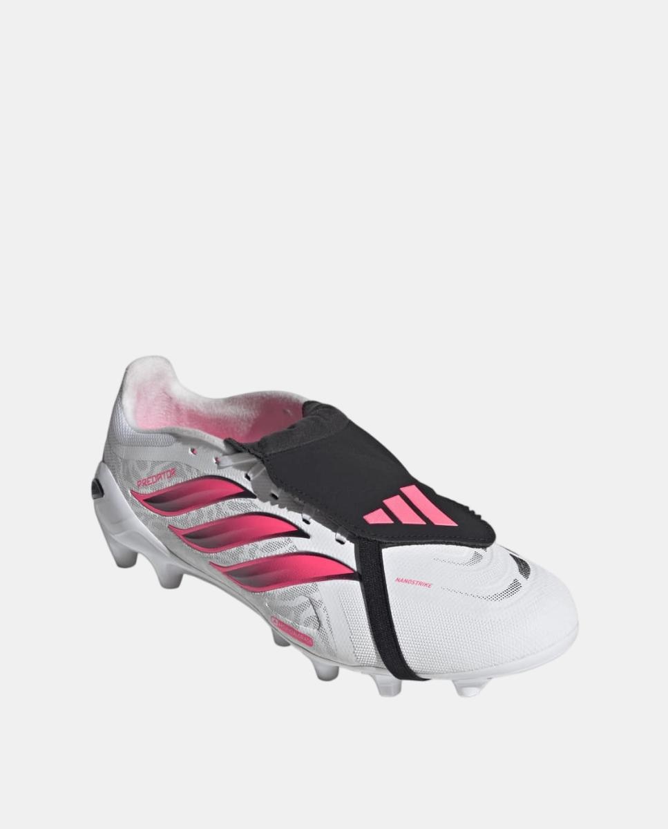 Chuteiras de Futebol de adulto Predator League Ft Ag Adidas Branco / Vermelho-2