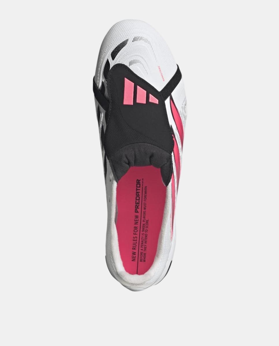 Chuteiras de Futebol de adulto Predator League Ft Ag Adidas Branco / Vermelho-3