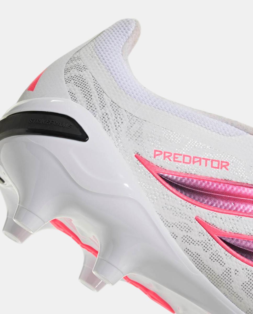 Chuteiras de Futebol de adulto Predator League Ft Ag Adidas Branco / Vermelho-8