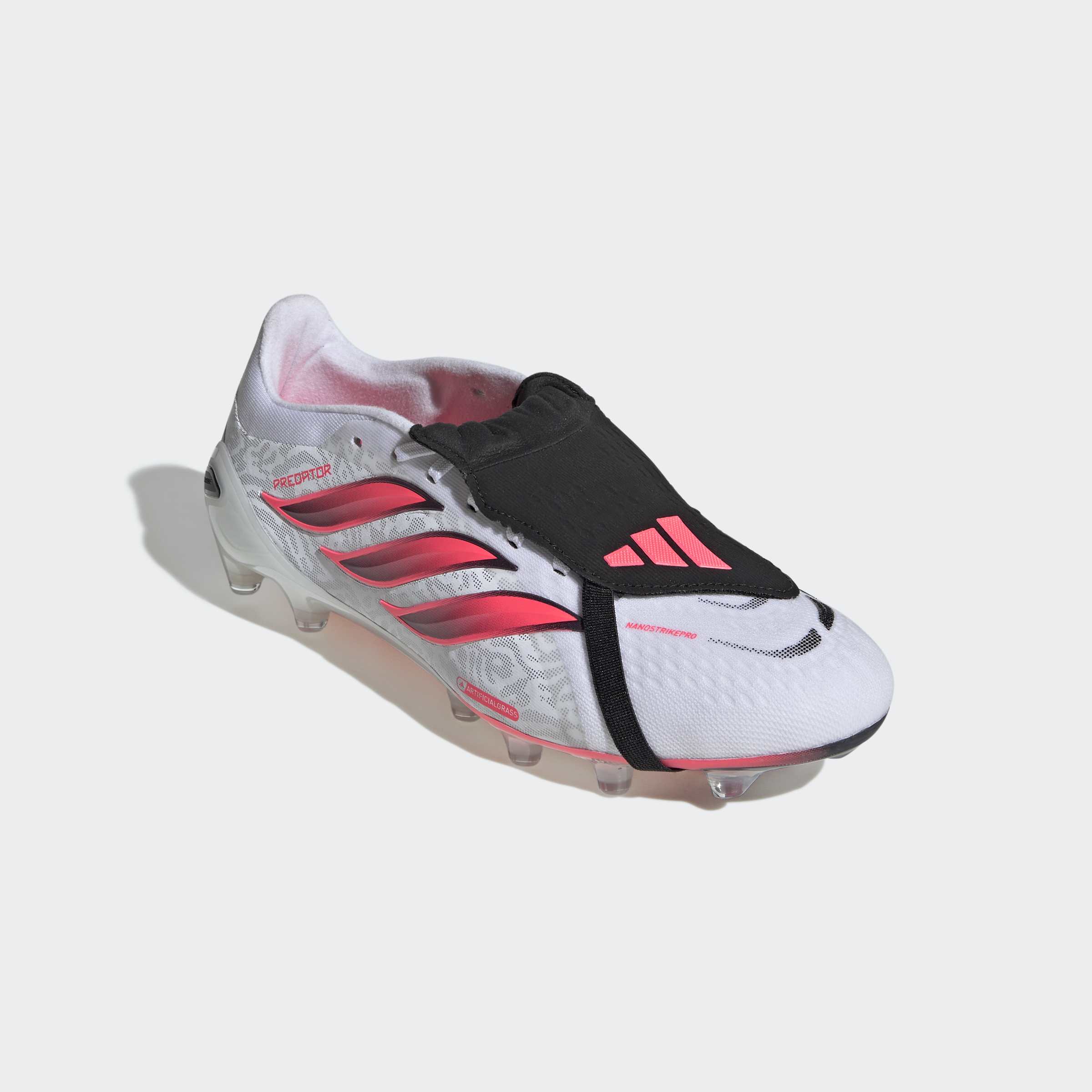 Chuteiras de Futebol de adulto Predator Pro Ft Ag Adidas Branco / Vermelho-2