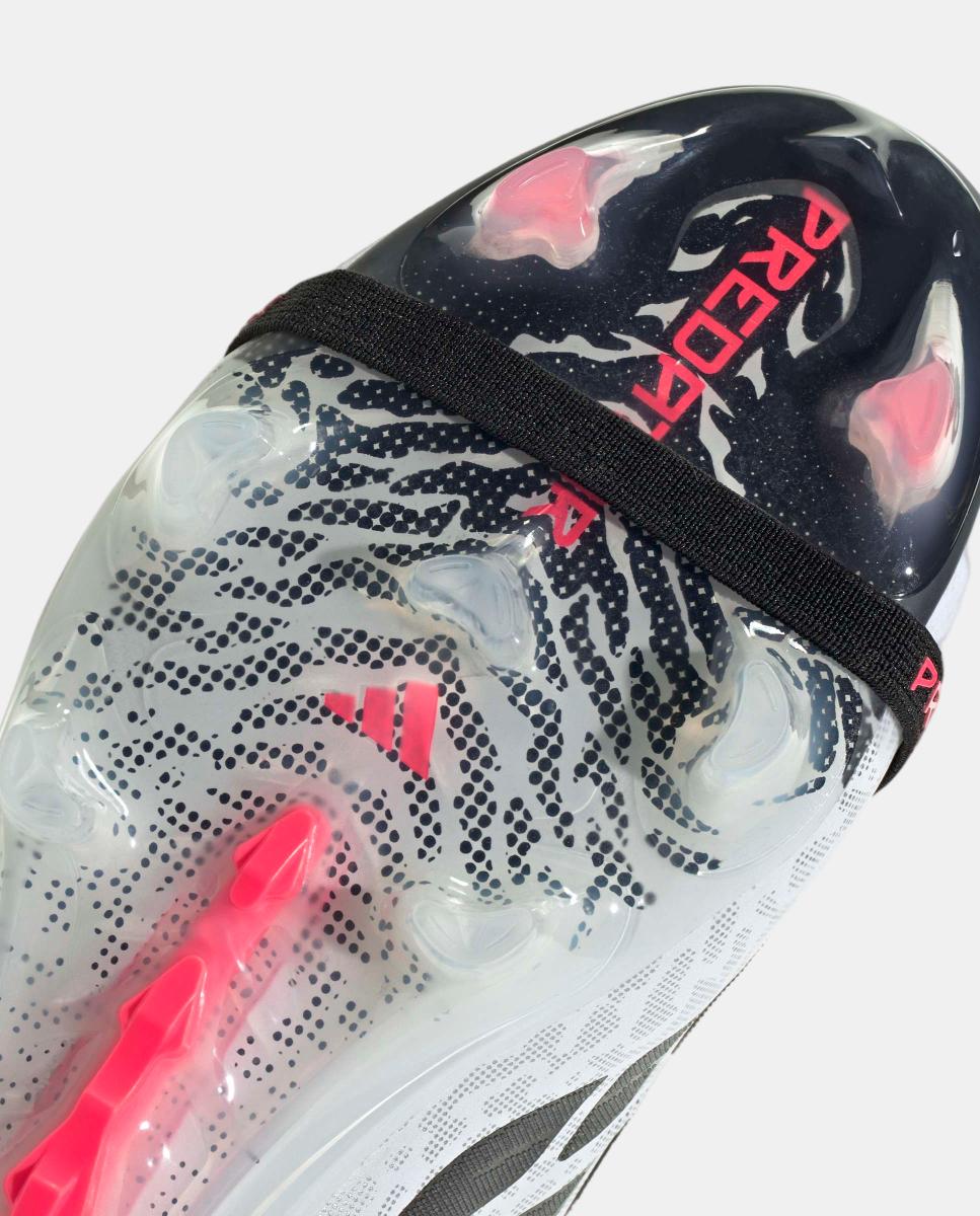 Chuteiras de Futebol de adulto Predator Elite Ft Fg Adidas Branco / Vermelho-8