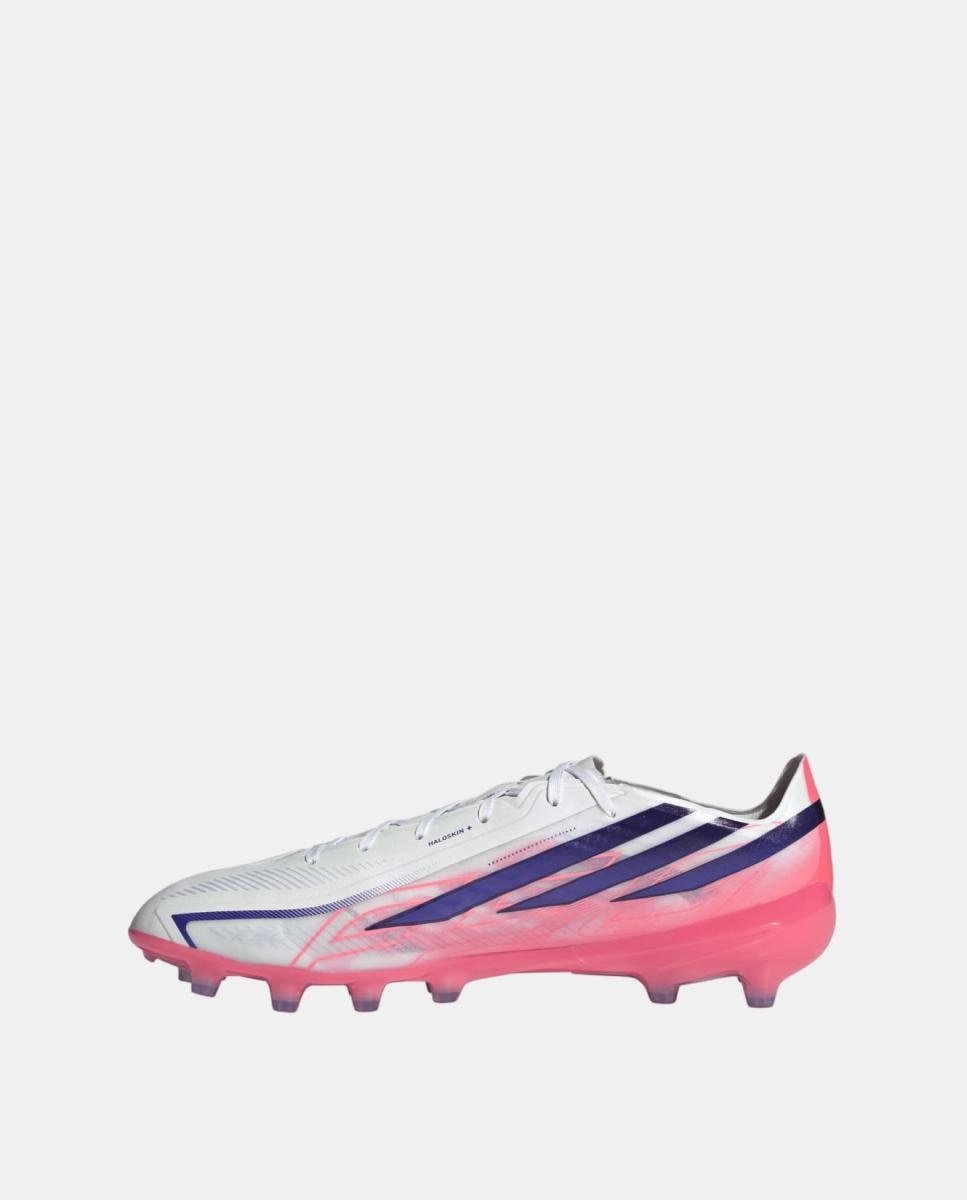 Chuteiras de Futebol de adulto F50 Hyperfast Pro Ag Adidas Branco / Azul-4
