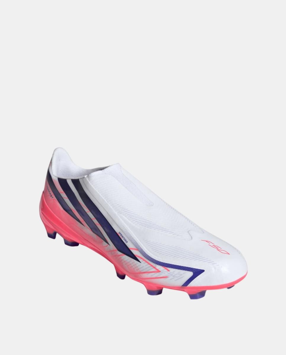 Chuteiras de Futebol de adulto F50 Hyperfast League Ll Fg Adidas Branco / Azul-2
