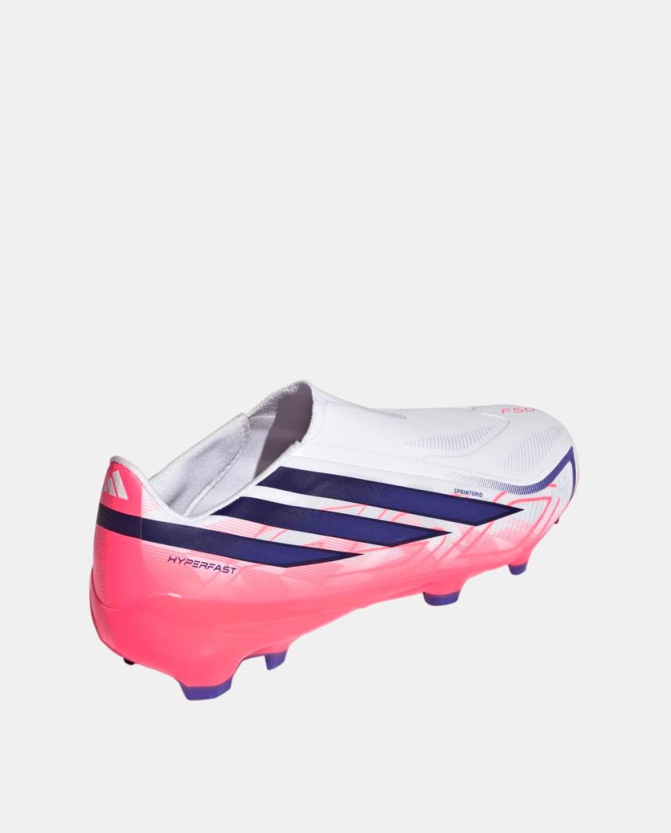 Chuteiras de Futebol de adulto F50 Hyperfast League Ll Fg Adidas Branco / Azul-5