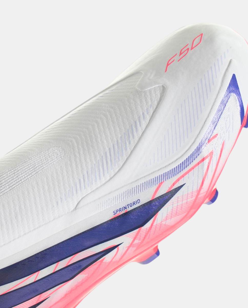 Chuteiras de Futebol de adulto F50 Hyperfast League Ll Fg Adidas Branco / Azul-8