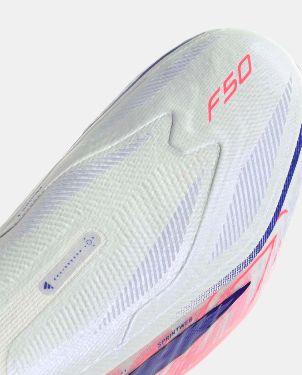 Chuteiras de Futebol de adulto F50 Hyperfast Elite Ll Fg Adidas Branco / Azul-7