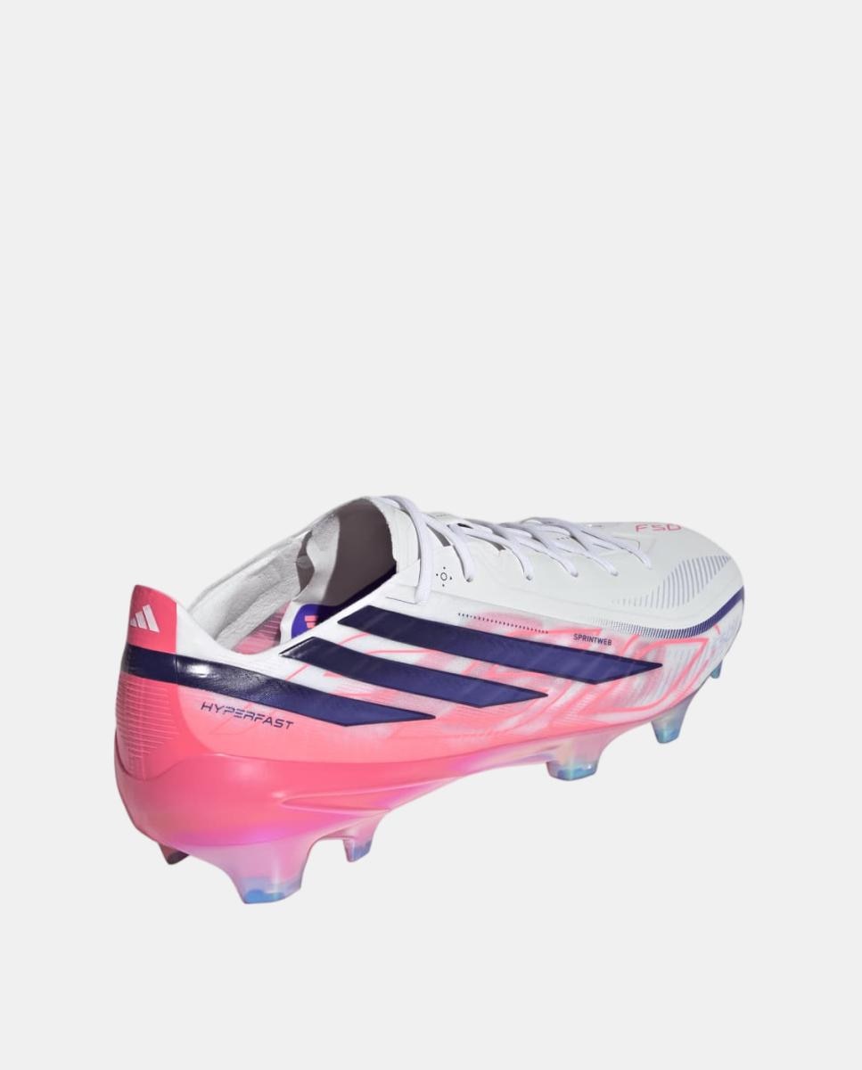 Chuteiras de Futebol de adulto F50 Hyperfast Elite Fg Adidas Branco / Azul-5