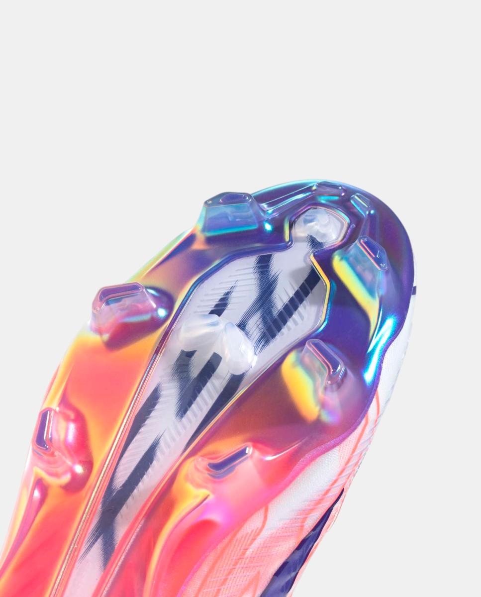 Chuteiras de Futebol de adulto F50 Hyperfast Elite Fg Adidas Branco / Azul-7