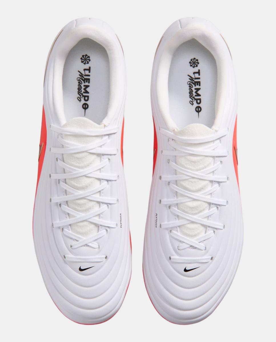 Chuteiras de Futebol de adulto  Tiempo Maestro Academy Ag Nike Branco-3
