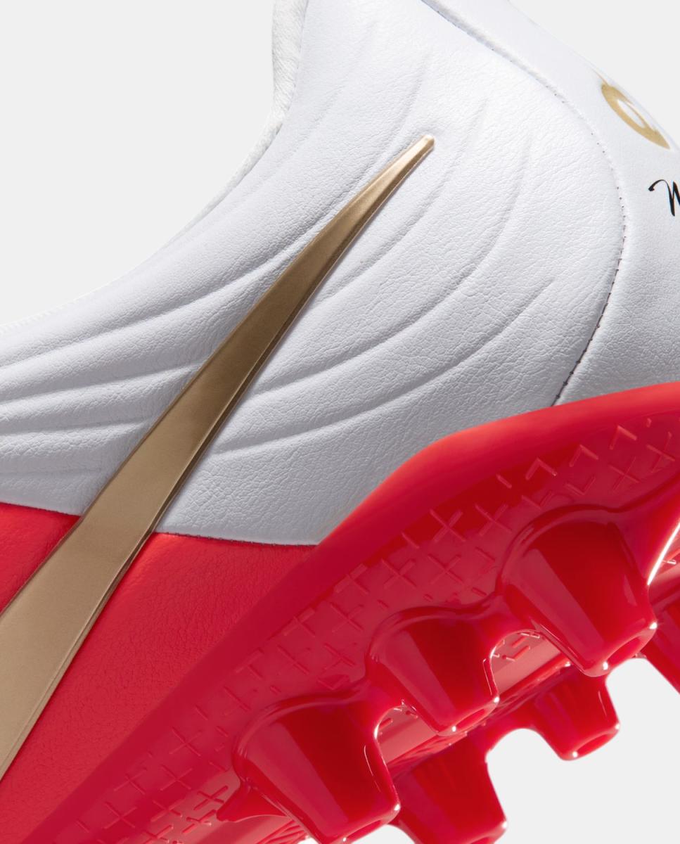 Chuteiras de Futebol de adulto  Tiempo Maestro Academy Ag Nike Branco-7