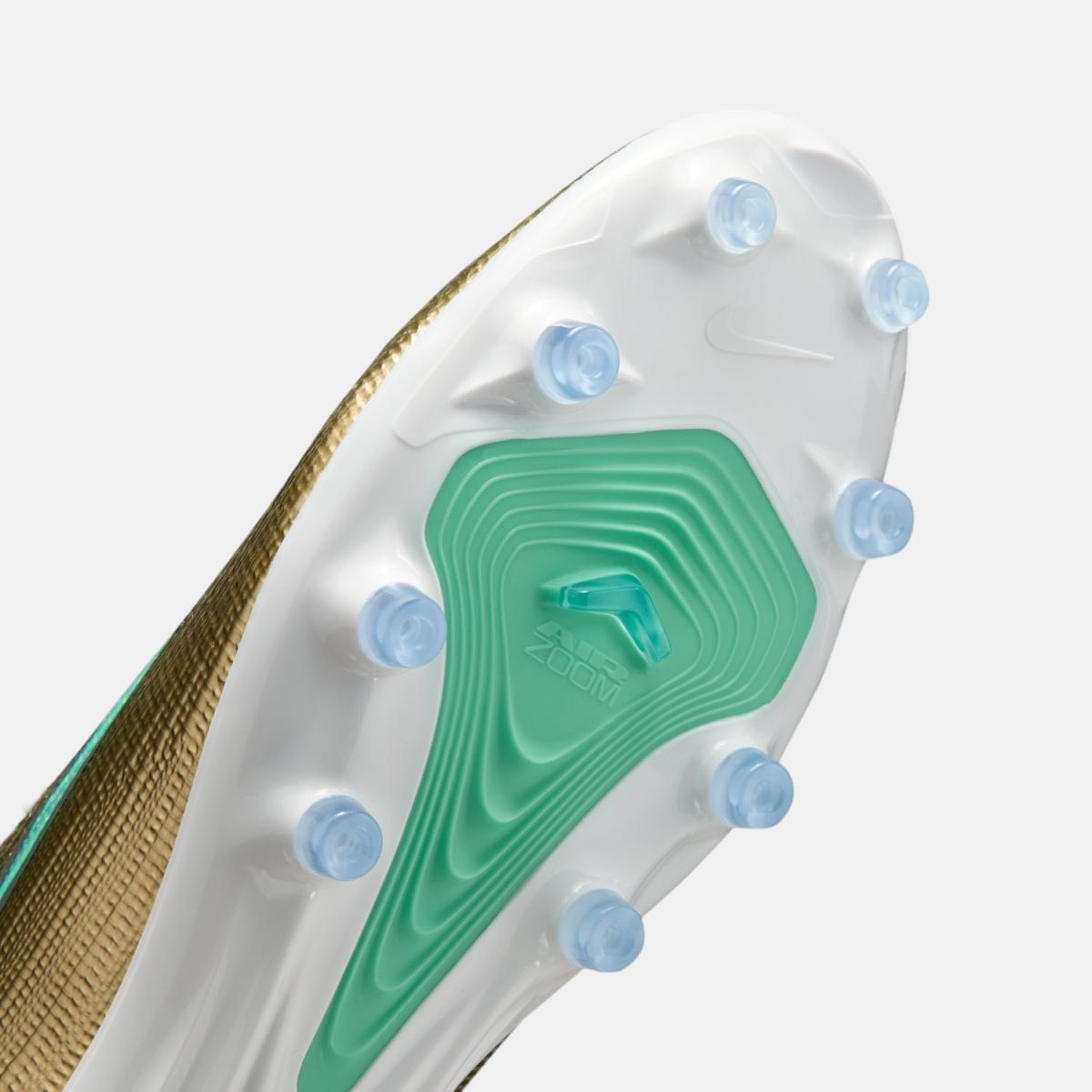Chuteiras de Futebol de adulto  Zm Superfly 11 Pro Ag Km Nike Dourado-11