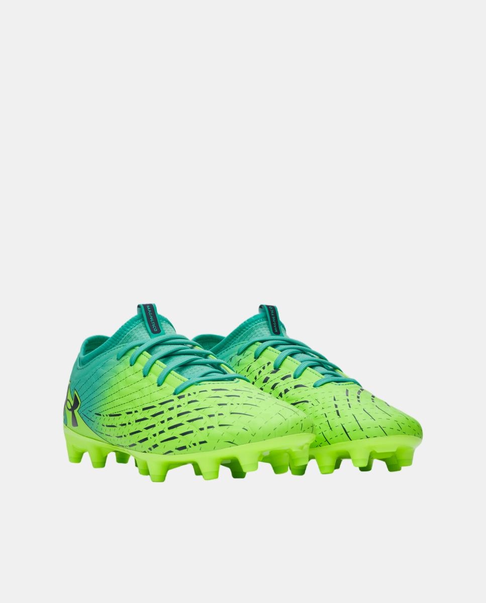 Imagen 3 de Botas De Fútbol De Adulto Ua U Magnetico Select 5 Fg Under Armour - Verde eléctrico Verde eléctrico