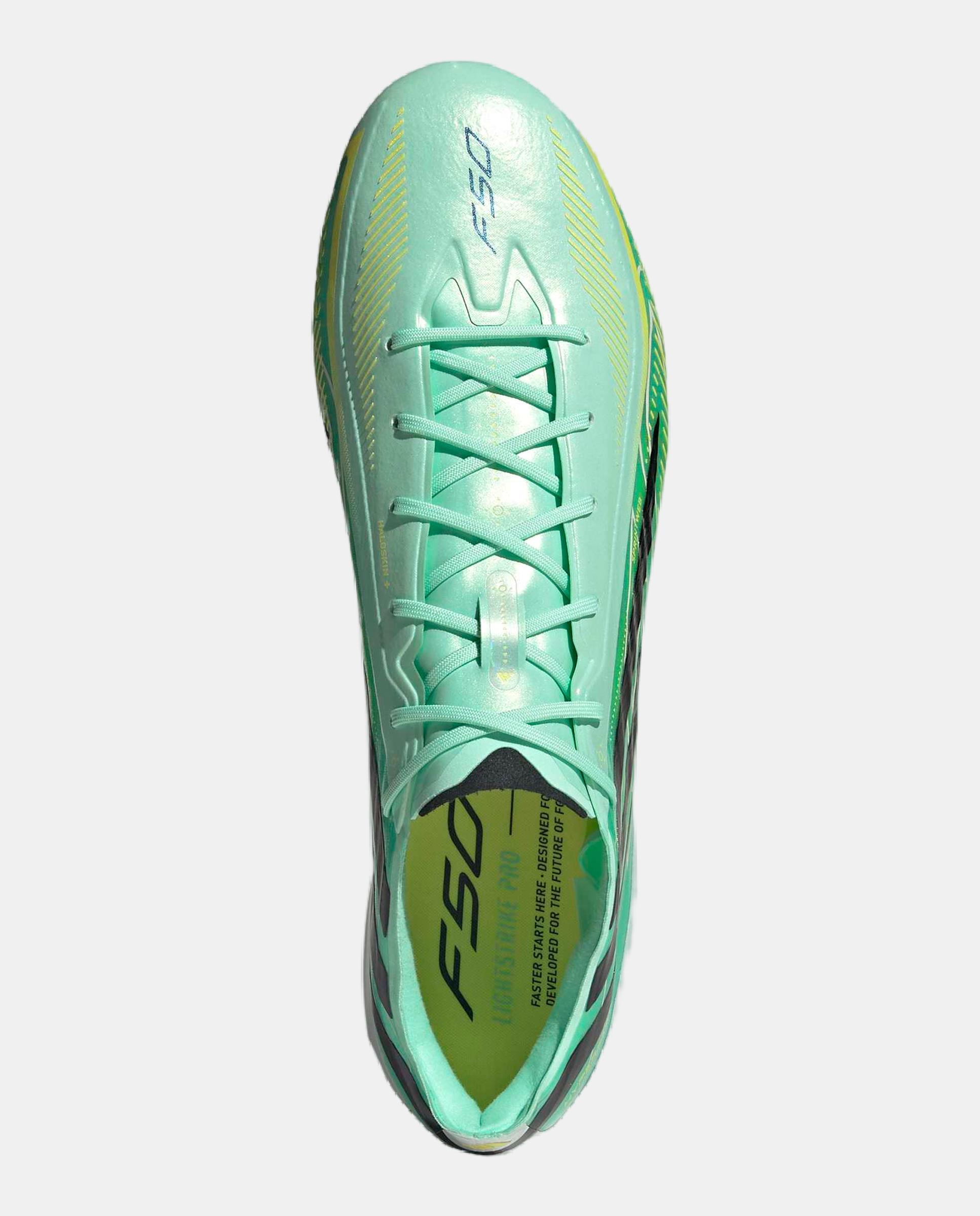 Chuteiras de Futebol de Adulto F50 Hyperfast Elite Fg Verde-3