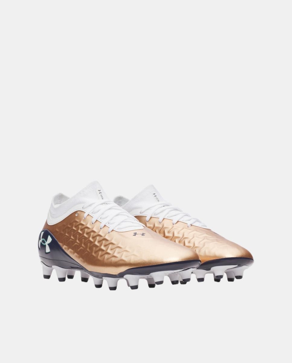 Botas de fútbol de adulto Ua Magnetico Select 6 Fg Under Armour - Plata Plata-3