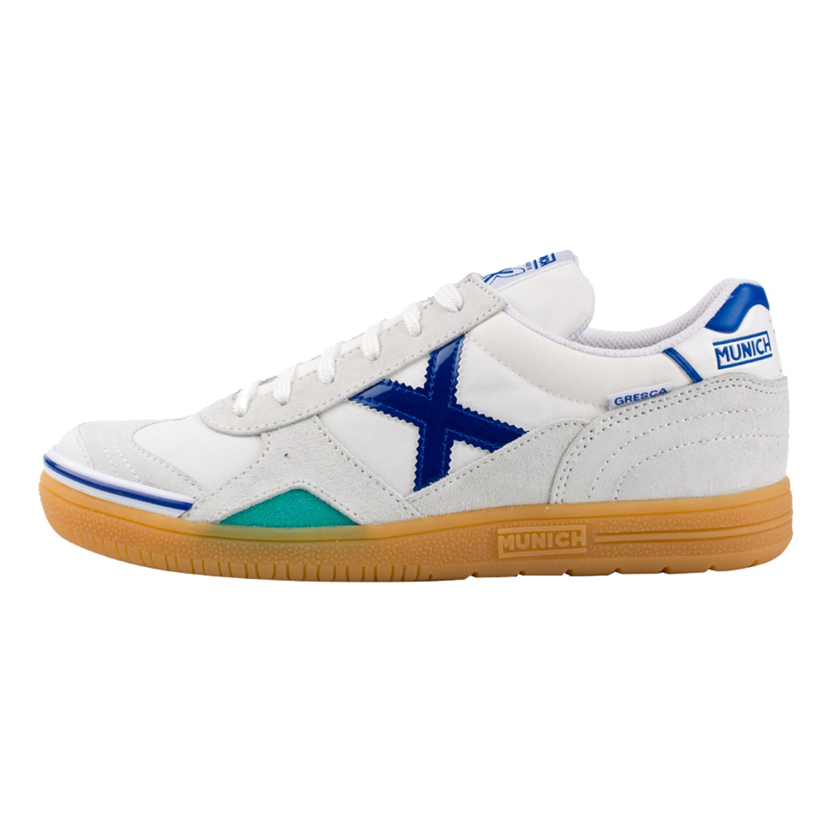 Sapatilhas futsal de homem Gresca Munich Branco-1