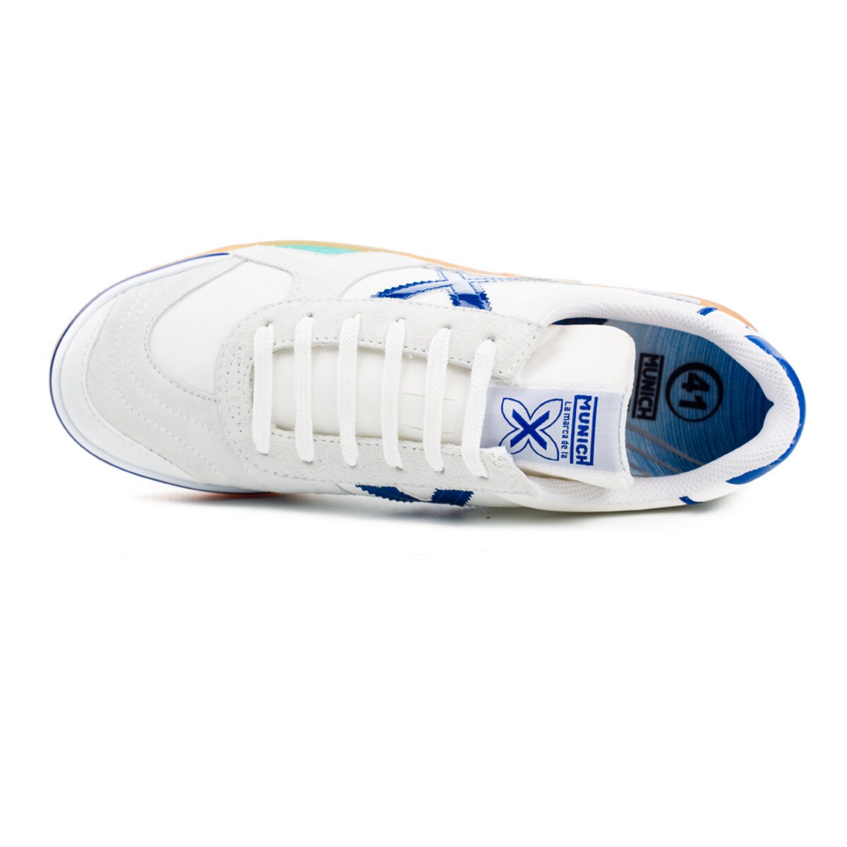Sapatilhas futsal de homem Gresca Munich Branco-5