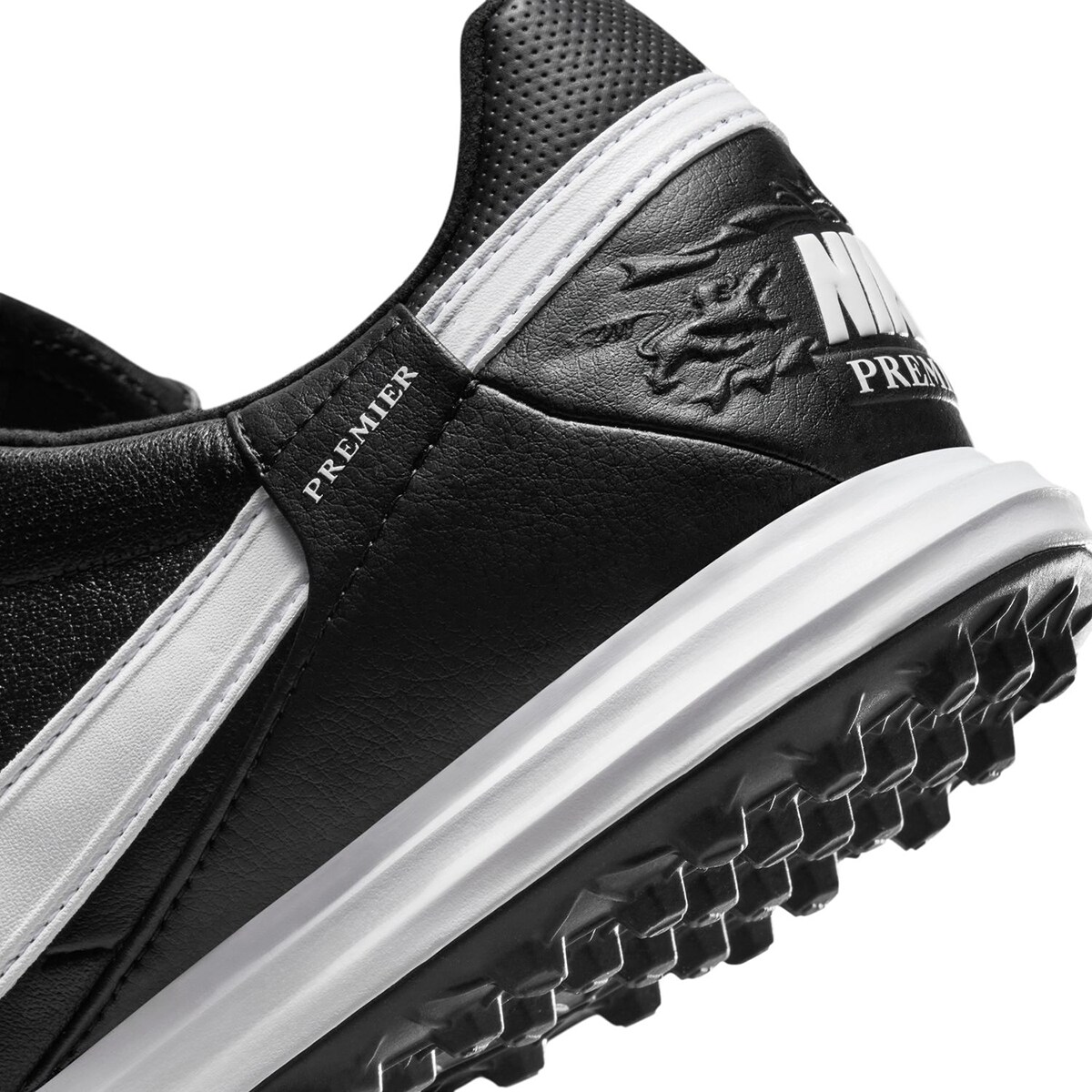 Chuteiras de Futebol Turf de Homem Premier III TF Preto / Branco-7