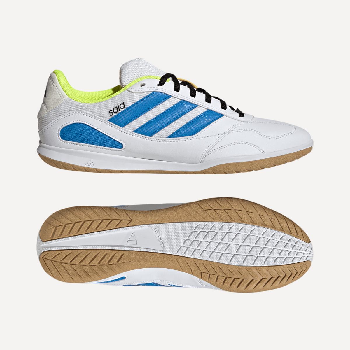 Chuteiras de Futebol de Homem Super Sala III Branco/Amarelo-3