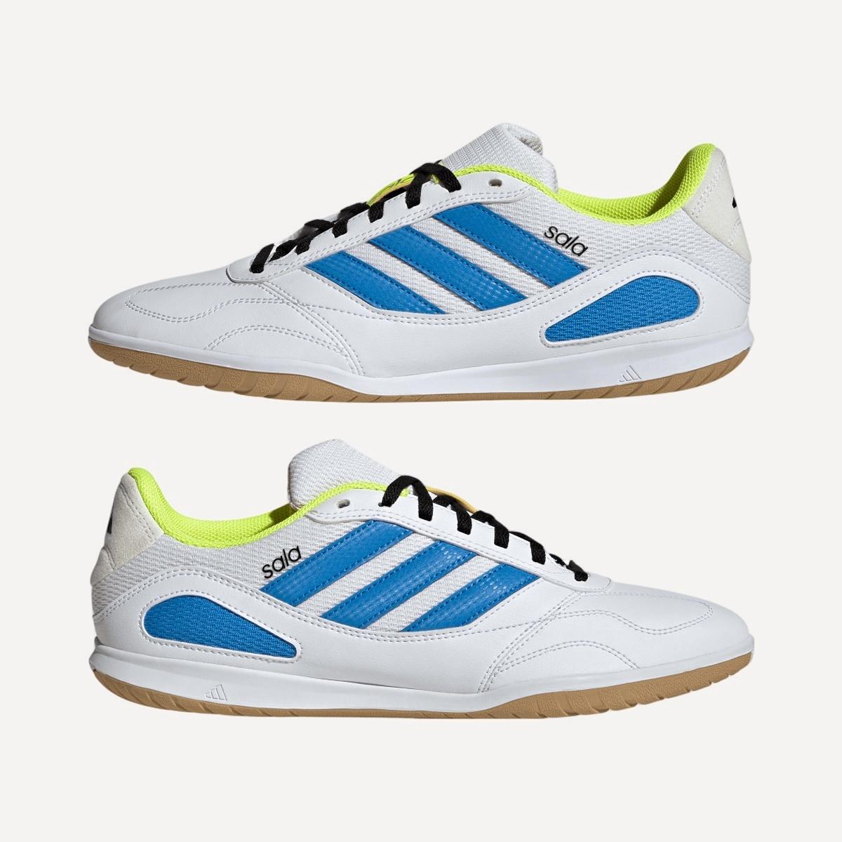 Chuteiras de Futebol de Homem Super Sala III Branco/Amarelo-9