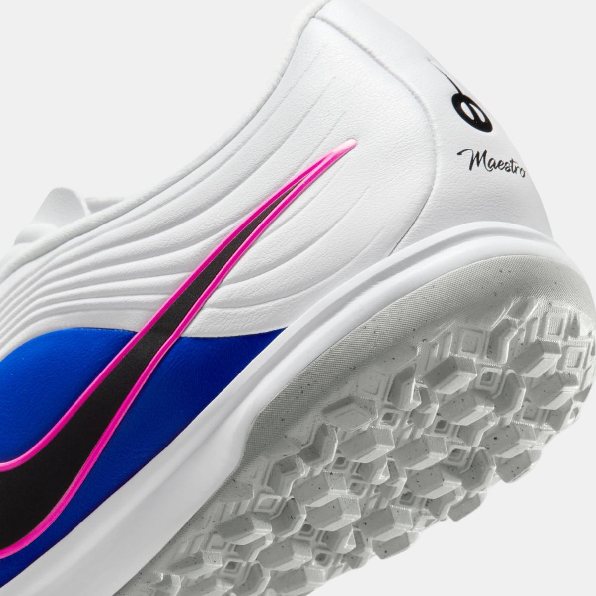Chuteiras Turf de Futebol de Homem Tiempo Maestro Academy Tf Branco-8