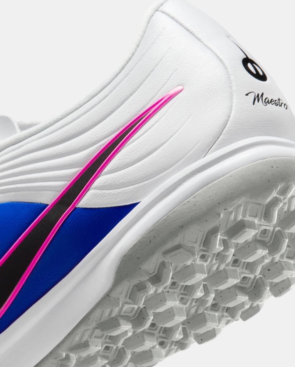 Chuteiras Turf de Futebol de Homem Tiempo Maestro Academy Tf Branco-10