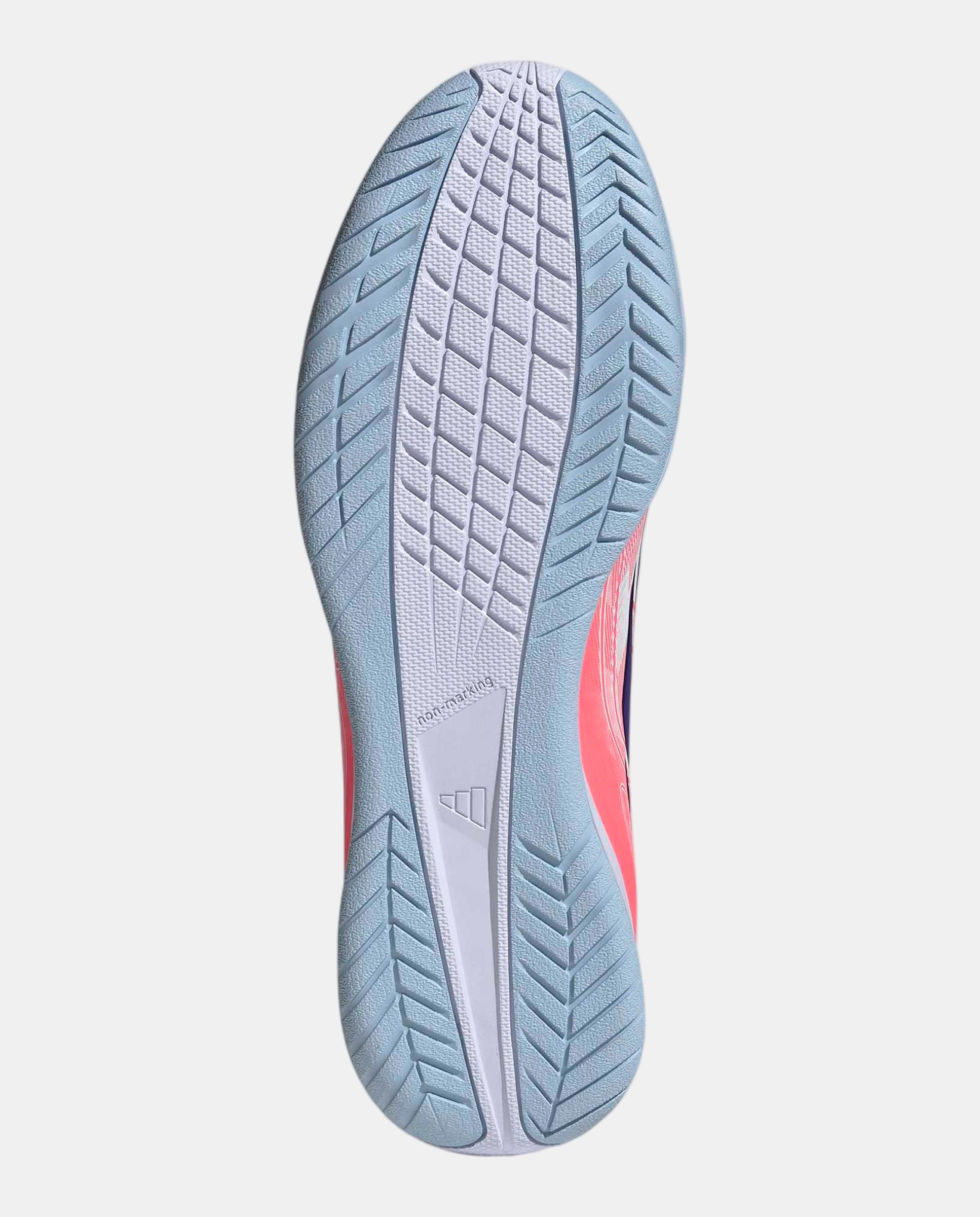 Chuteiras de Futsal de adulto F50 Hyperfast Club In Adidas Branco / Azul-6