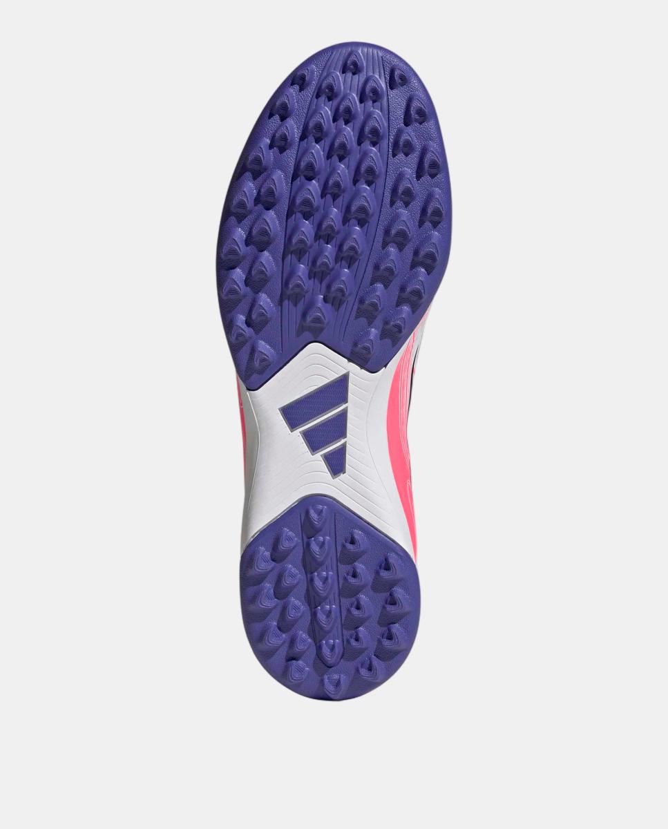 Chuteiras de Futebol Turf de adulto F50 Hyperfast Club Tf Adidas Branco / Azul-6