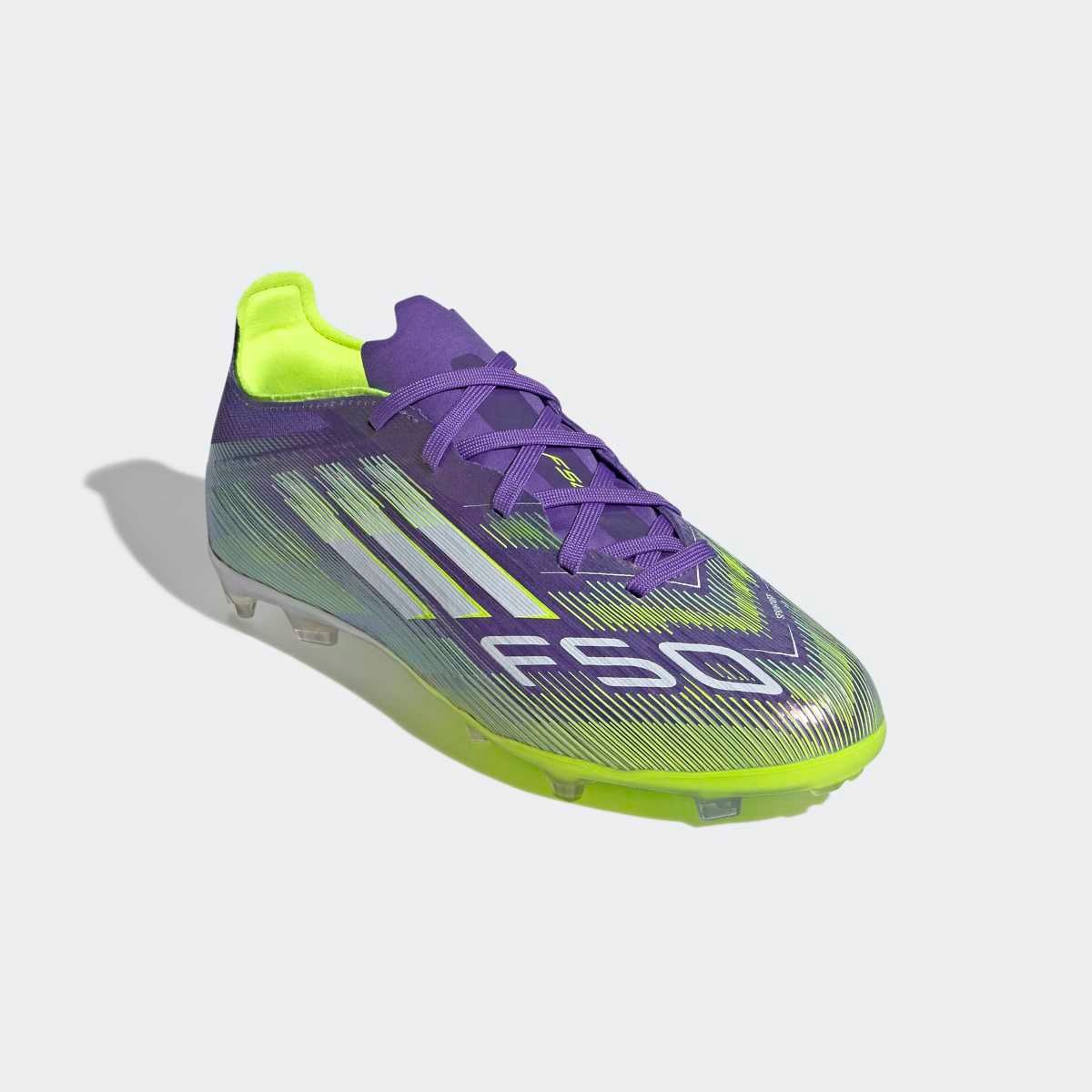 Chuteiras de Futebol de Menino F50 Elite Fg J Roxo-2