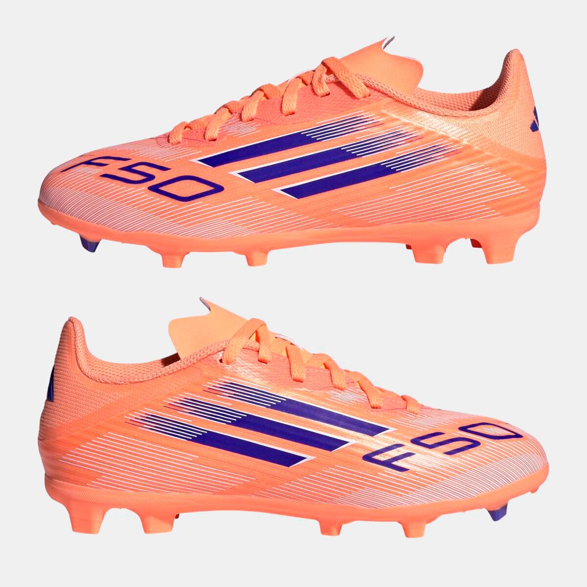 Chuteiras de Futebol de Menino f50 League Fg/Mg J Laranja-10