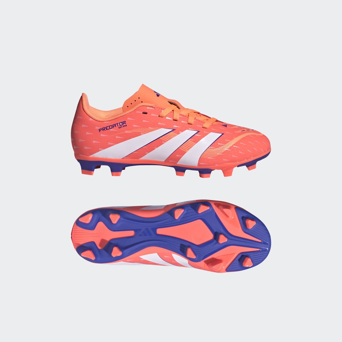 Chuteiras de Futebol de Menino Predator Club Fg/Mg J Laranja-11