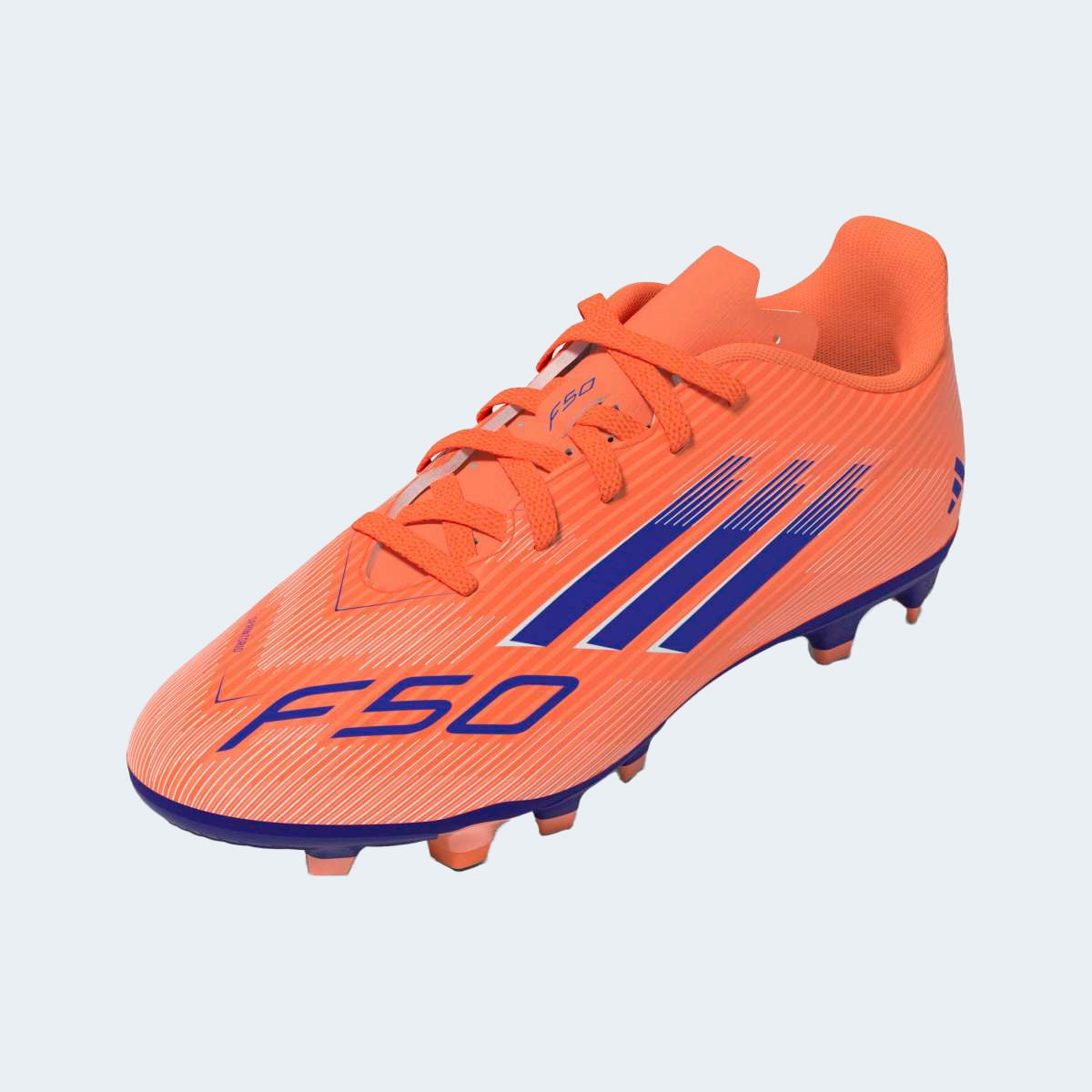 Chuteiras de Futebol de Menino f50 Club Fg/Mg J Laranja-2