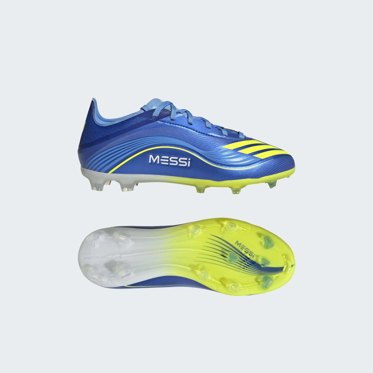 Chuteiras de Futebol de Menino f50 Messi Elite Fg J Azul / Amarelo-11