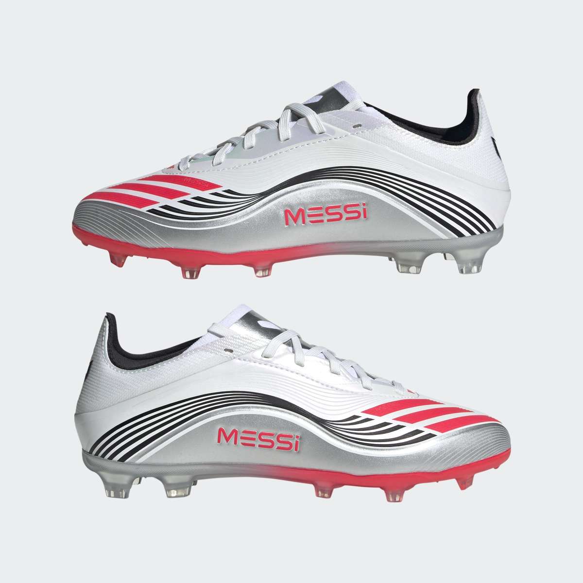 Chuteiras de Futebol de Menino F50 Messi Elite Fg J Branco-9
