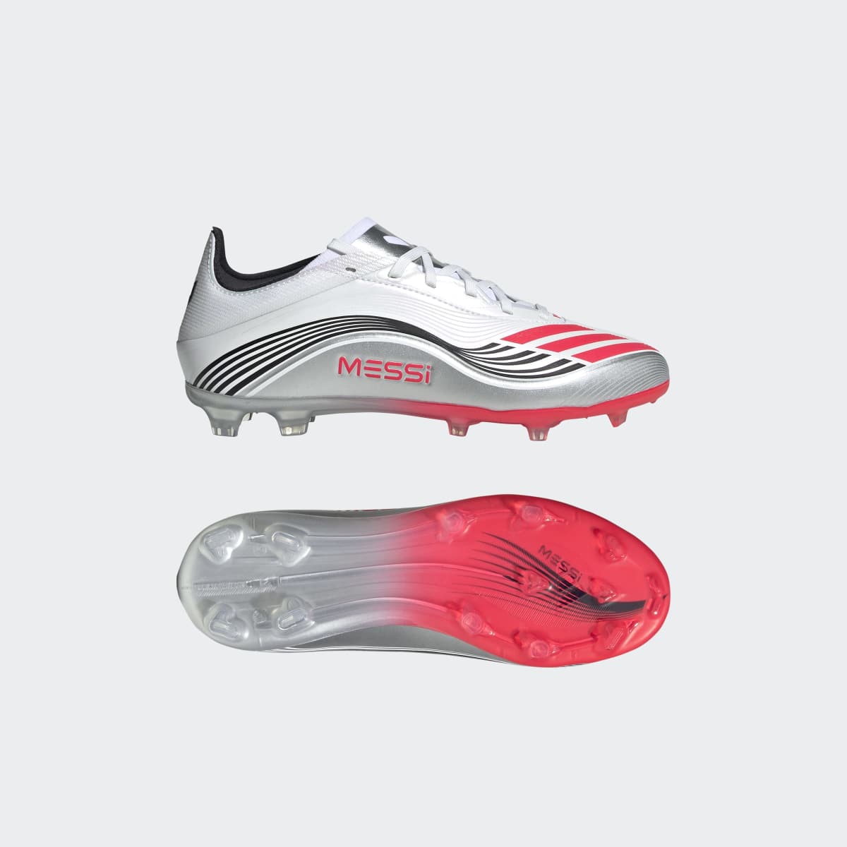 Chuteiras de Futebol de Menino F50 Messi Elite Fg J Branco-10