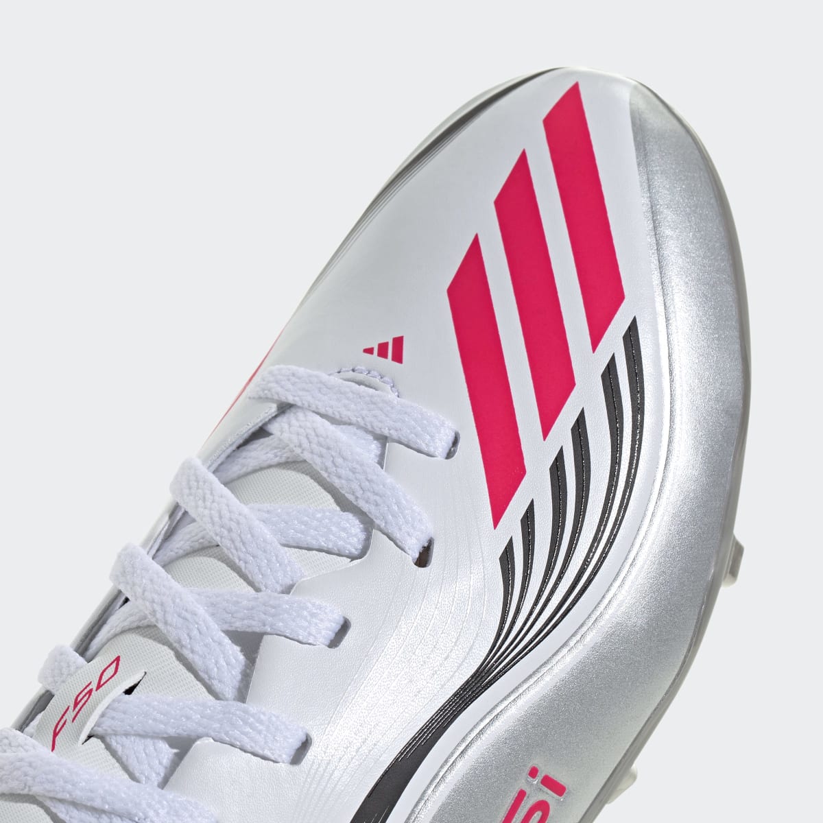 Chuteiras de Futebol de Menino F50 Messi League Fg/Mg J Branco-8