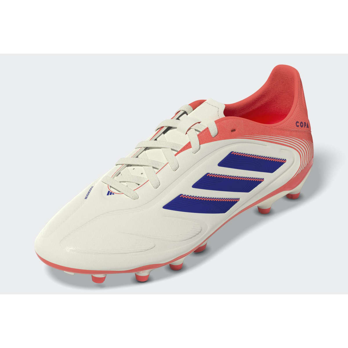 Chuteiras de Futebol de Menino Copa Pure III League Fg/Mg J Branco / Laranja-10