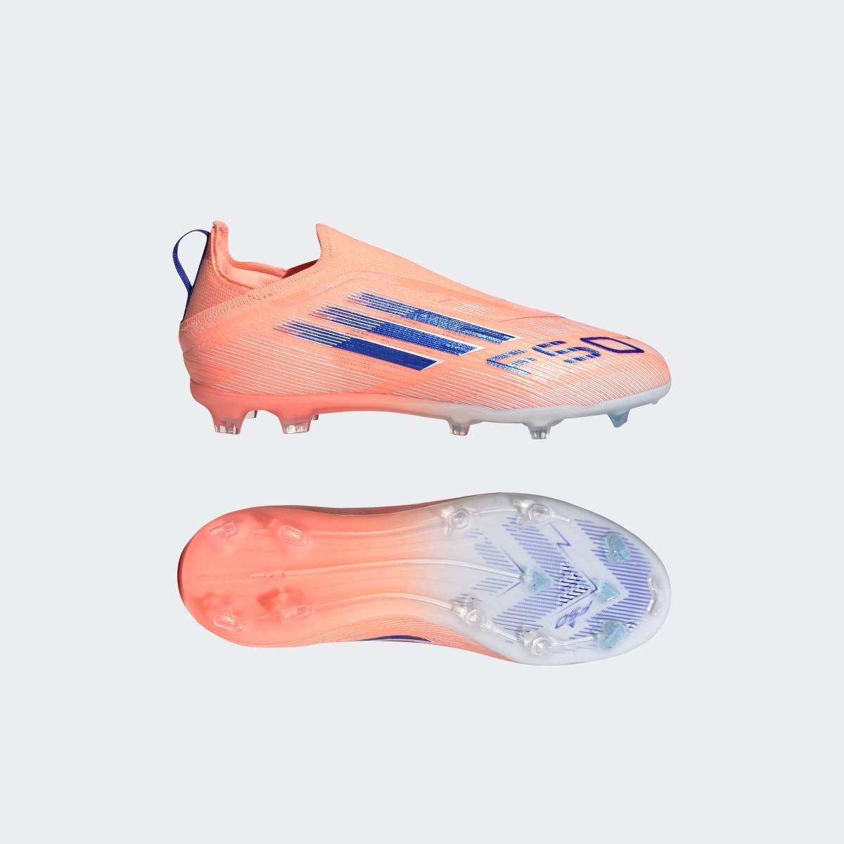 Chuteiras de Futebol de Menino f50 Elite ll Fg J Laranja-11