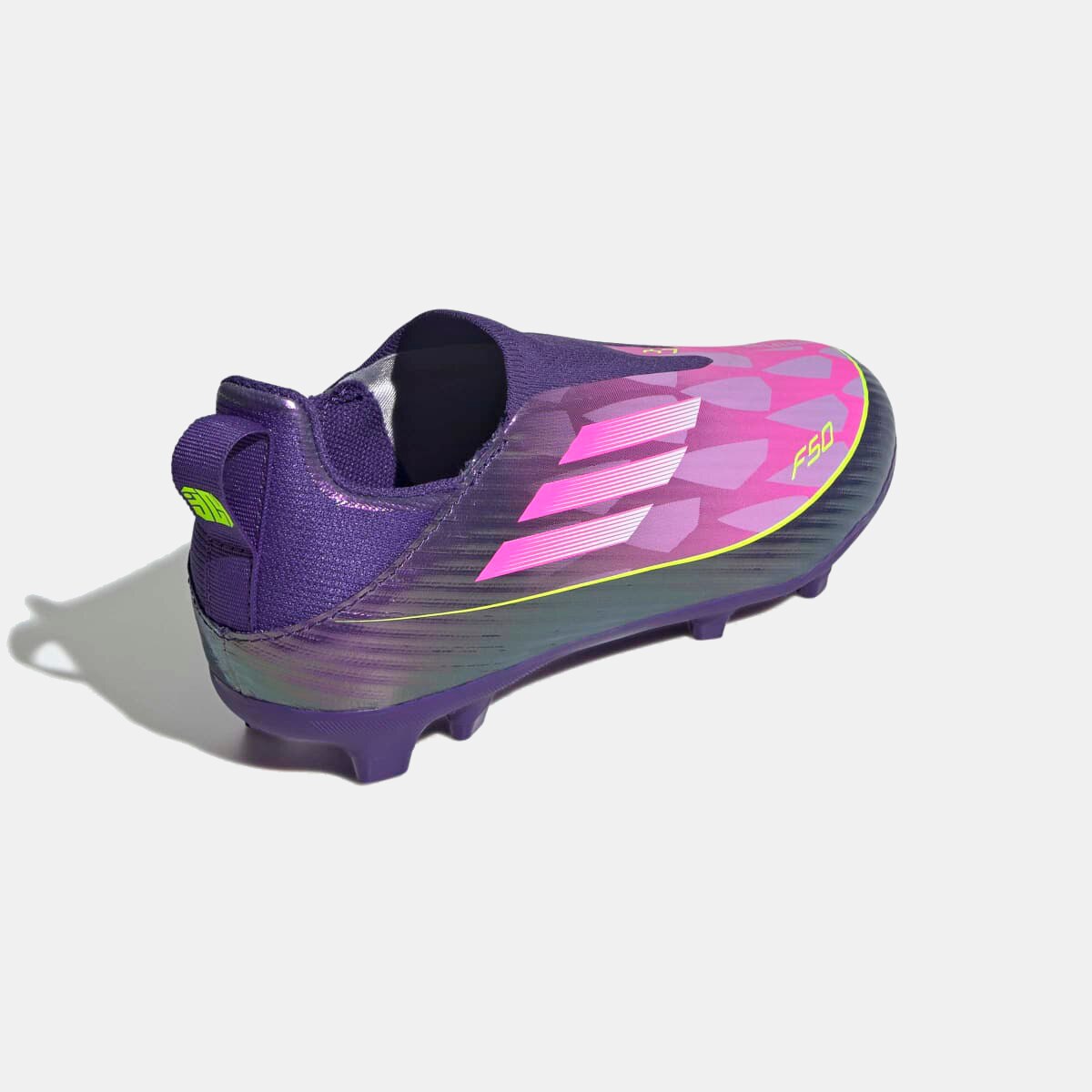 Chuteiras de Futebol de Criança Lamine Yamal f50 League ll fg/mg j Roxo / Rosa-8