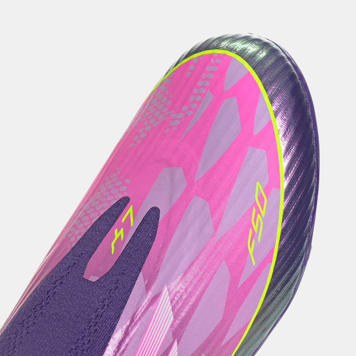 Chuteiras de Futebol de Criança Lamine Yamal f50 League ll fg/mg j Roxo / Rosa-9
