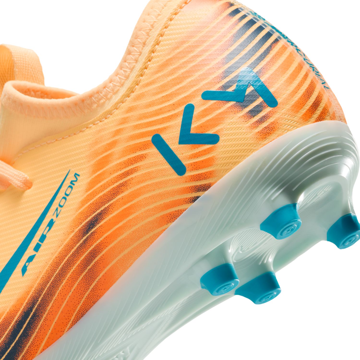 Chuteiras de Futebol de Menino JR Zoom Vapor 16 Acad KM FG/MG Laranja-4