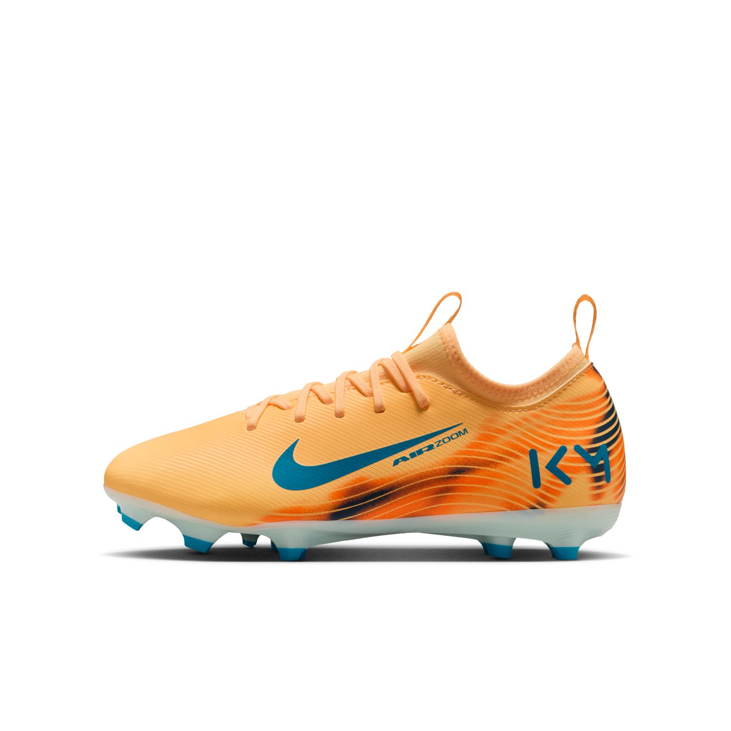 Chuteiras de Futebol de Menino JR Zoom Vapor 16 Acad KM FG/MG Laranja-6