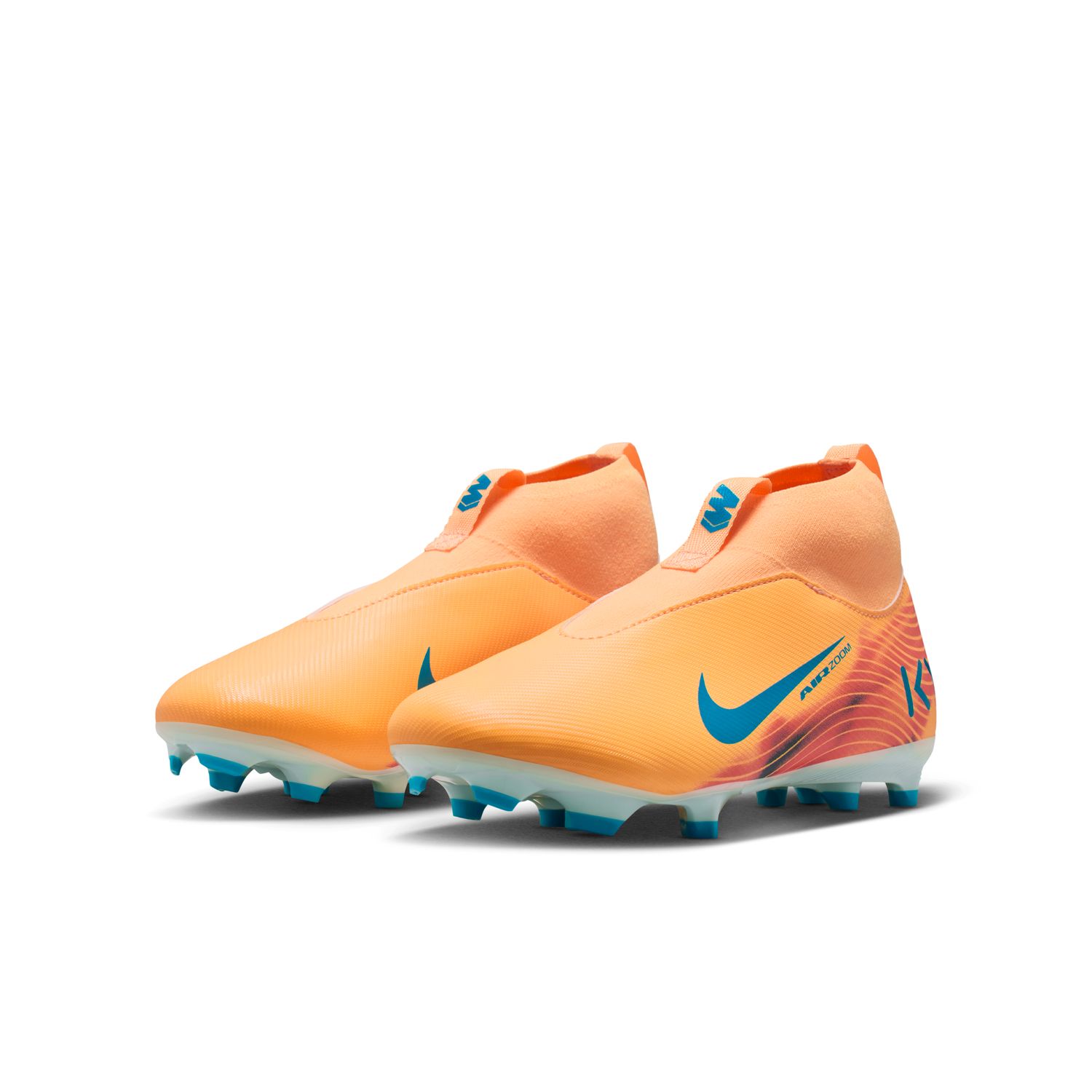 Chuteiras de Futebol de Menino JR ZM Superfly 10 Acad KM FGMG Laranja-3