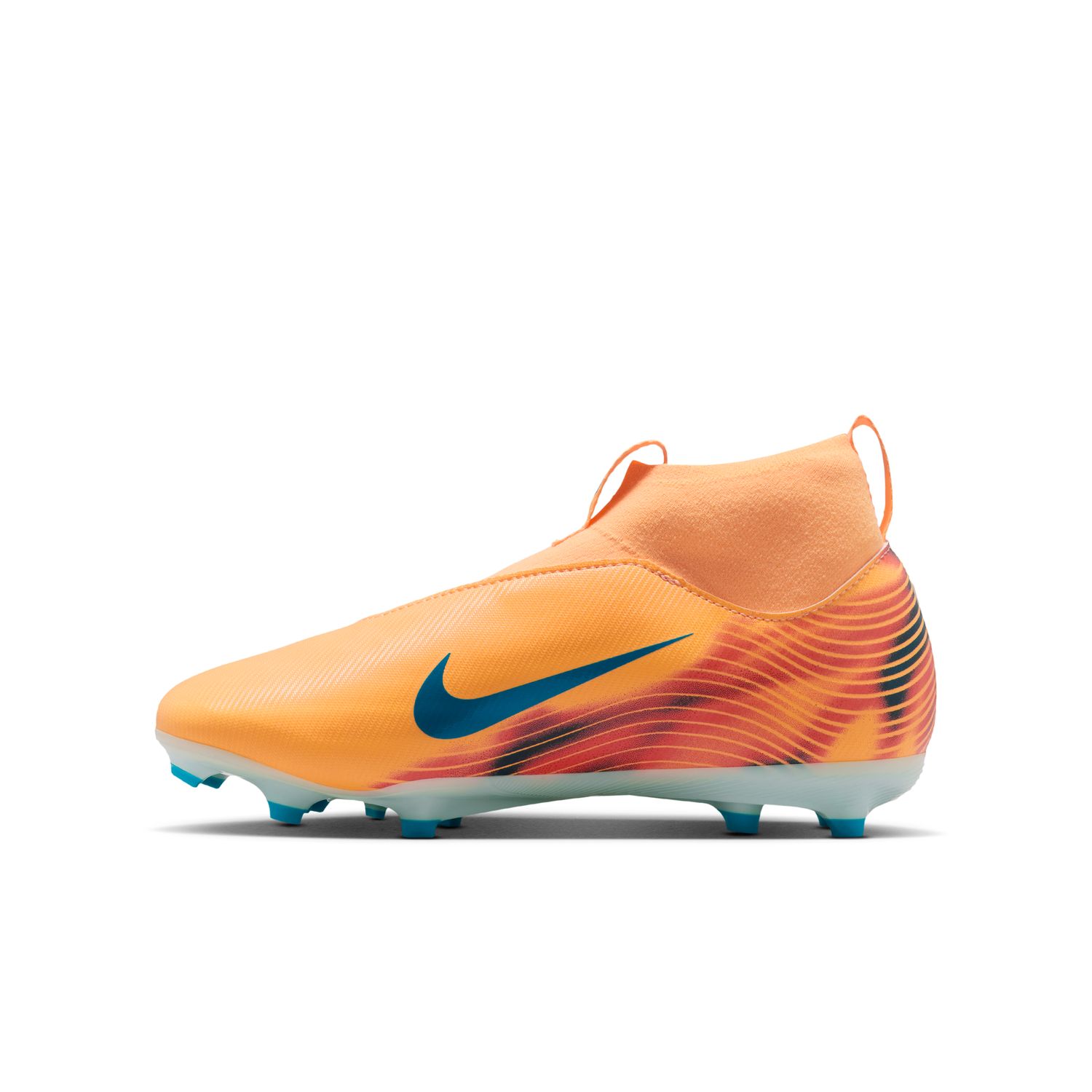 Chuteiras de Futebol de Menino JR ZM Superfly 10 Acad KM FGMG Laranja-8