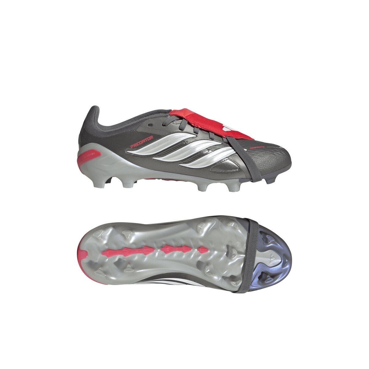 Chuteiras de Futebol de Criança Predator Elite FT FG J Cinzento-11