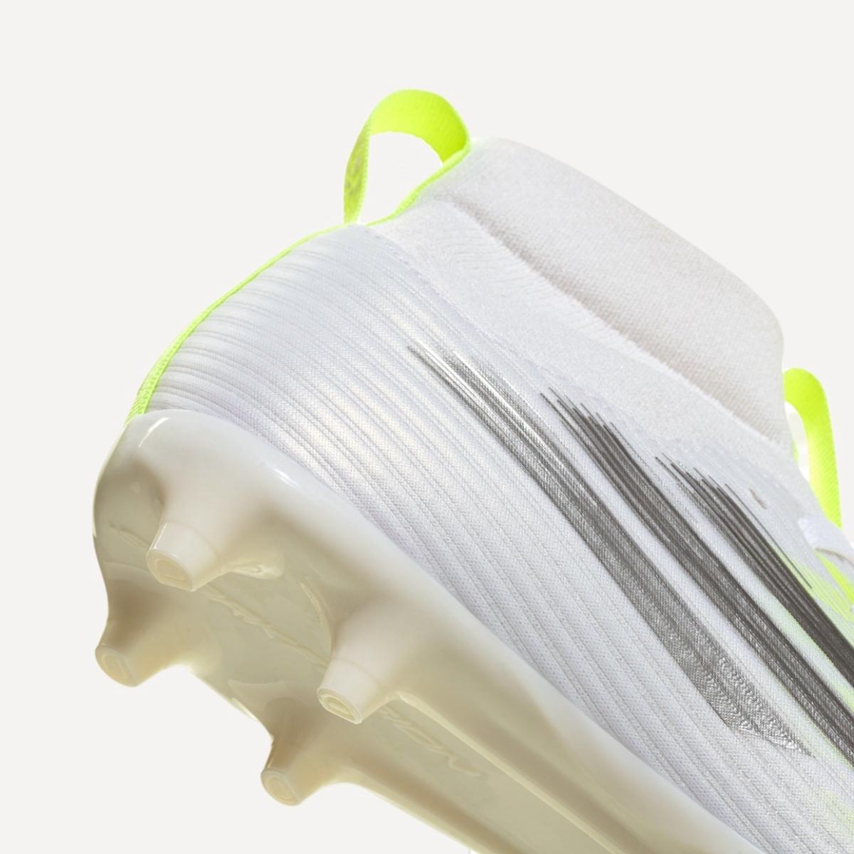 Chuteiras de Futebol de Criança F50 Sparkfusion League FG/AG J Branco/Amarelo-6